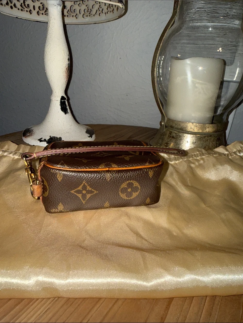 Louis Vuitton Brown Wapity wristlet